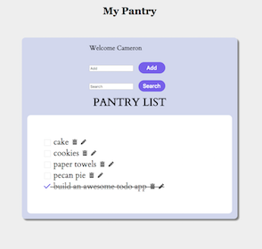 myPantry logo